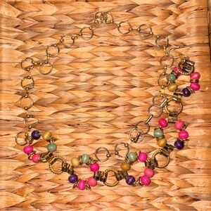 Vintage Beaded Chain Belt